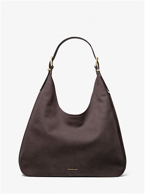 nolita large nubuck hobo shoulder bag